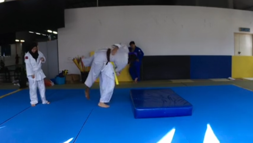 Yellow Belt Throwing Practice - KL Judo
