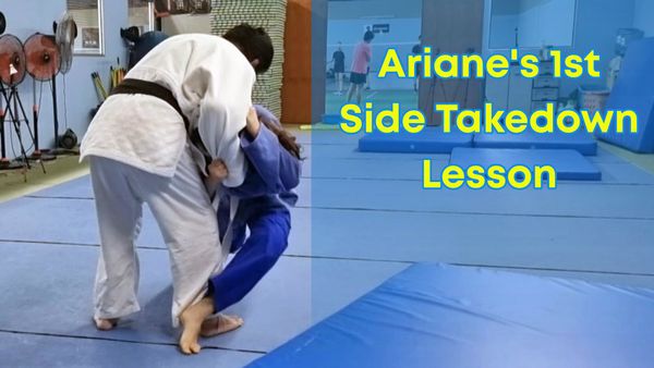 Ariane's 1st Side Takedown Lesson