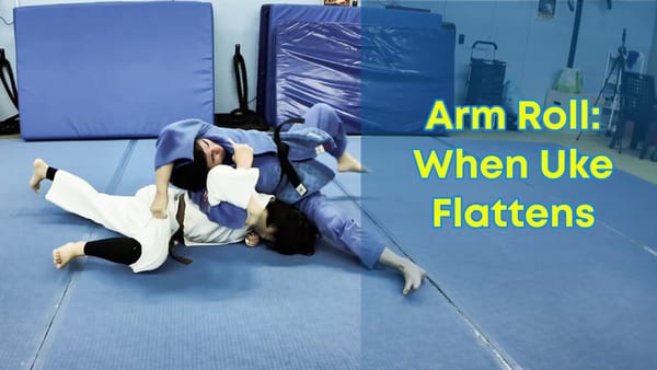 Arm Roll: When Uke Flattens