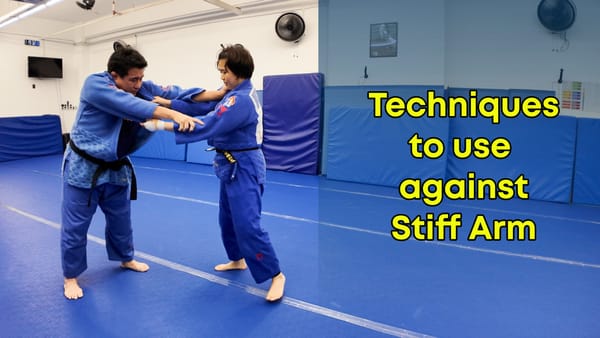 Techniques against Stiff Arm